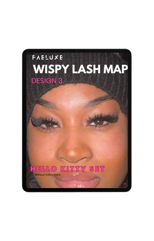 Wispy Lash Map - Design 3 (HELLO KITTY SET)
