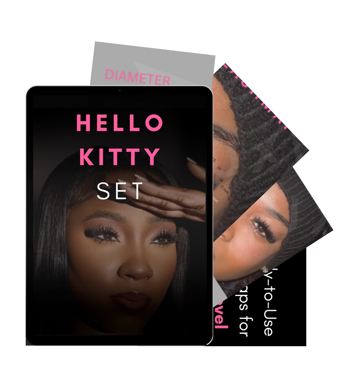 Wispy Lash Map - Design 3 (HELLO KITTY SET)