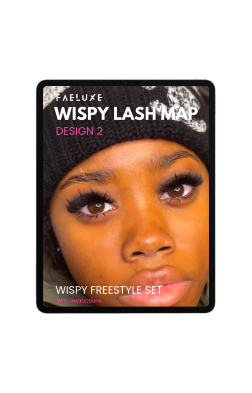 Wispy lash Map, Design 2 (with instructions)