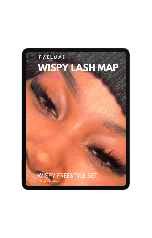 Wispy lash Map - Design 1